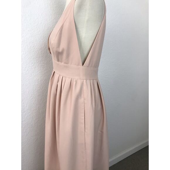 Jill by Jill Stuart Plunge Neck Gown Lined FLAW - Picture 7 of 13